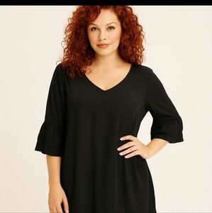 Belongsei Black Knee Length Dress Size XL